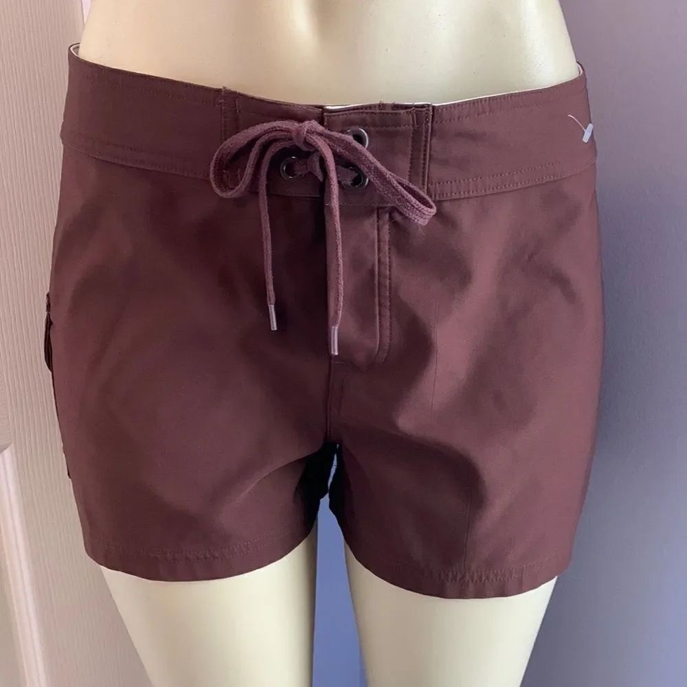 Jag Swim Boyshort Bottoms Panties Swimwear Brown M